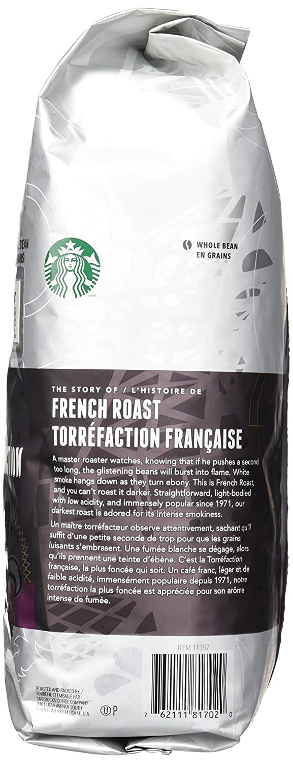 Starbucks French Roast Whole Bean Coffee, 40 Ounce