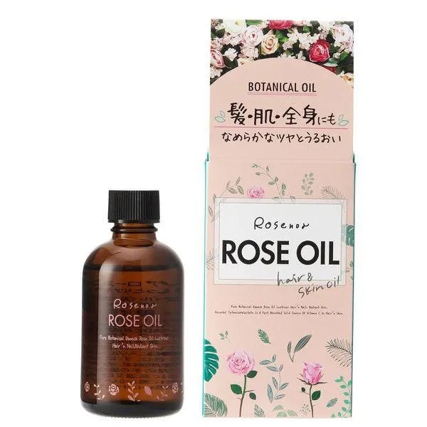 Rosenoa Rose Oil for Hair and Skin - Japan Organic - Dầu dưỡng tóc hoa hồng Nhật Bản