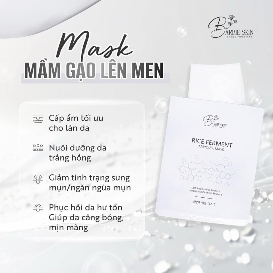 Mask mầm gạo lên men - Rice Ferment Ampoule Mask